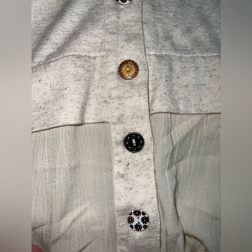 Soft Surroundings Collared Multi Button Soft Blou… - image 3